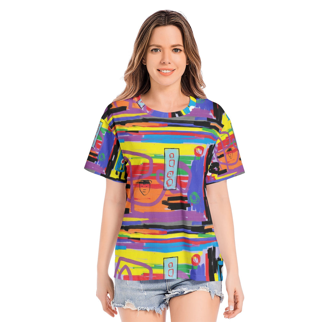 Unisex All-Over Print Cotton T-shirts