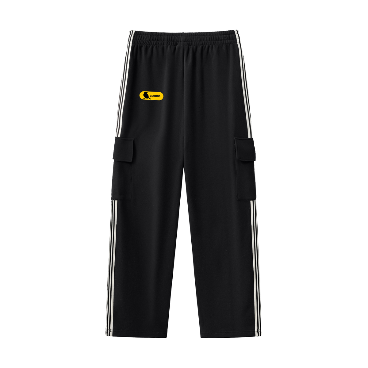 Side Stripe Straight-Leg Pants