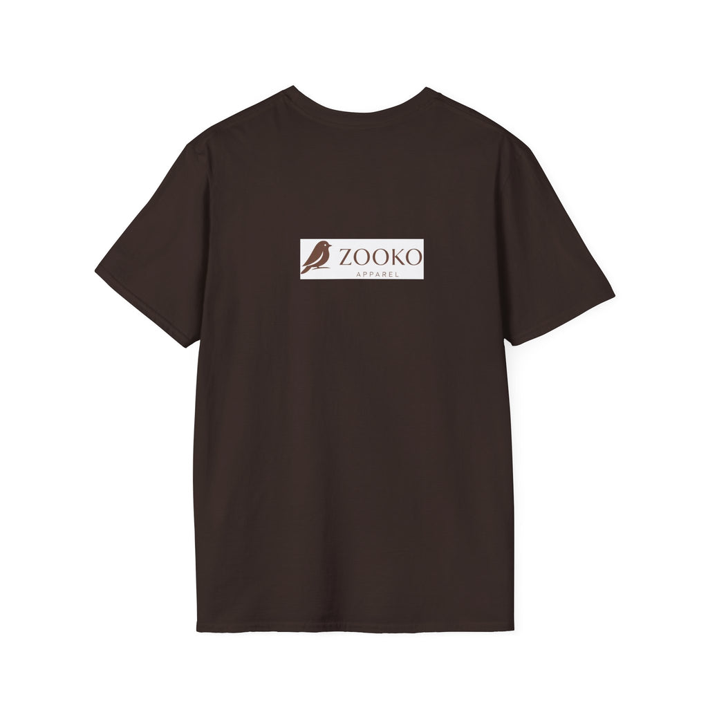 Mintlight Silhouette Tee — Retro Striped Graphic T-Shirt