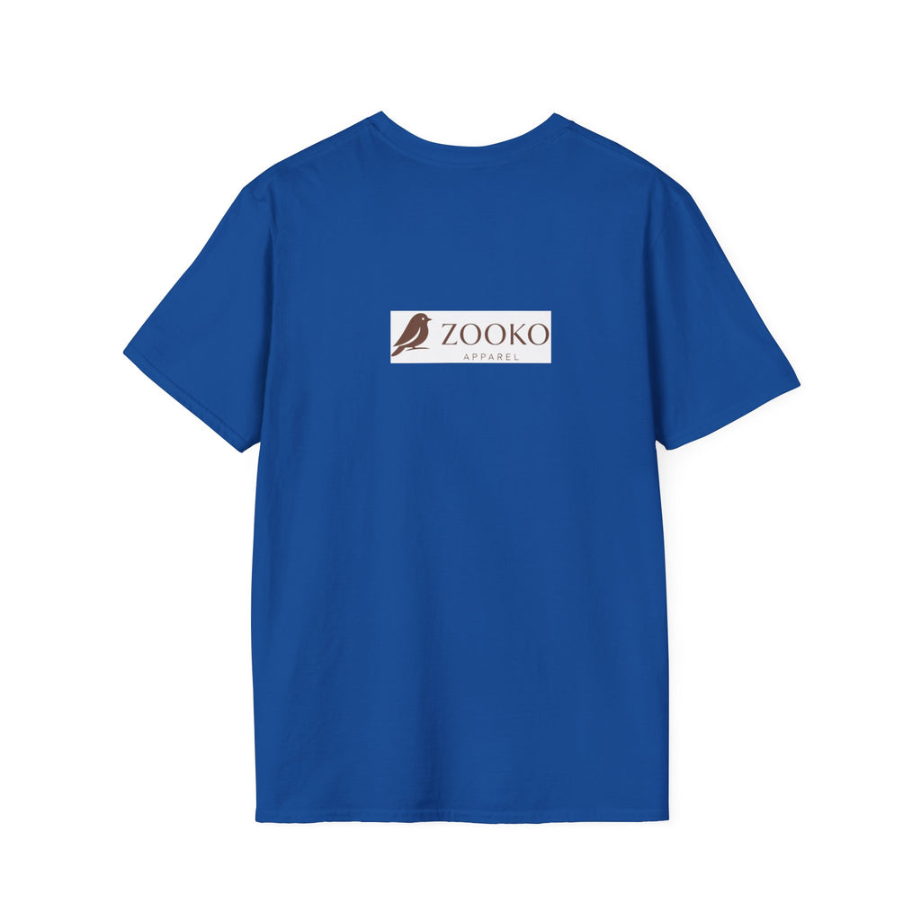 Mintlight Silhouette Tee — Retro Striped Graphic T-Shirt
