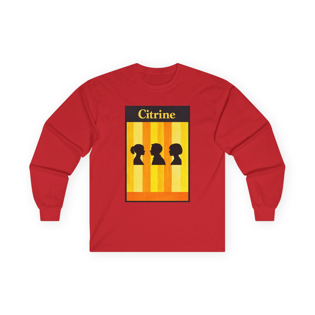 Citrine Silhouette Retro Long Sleeve Tee