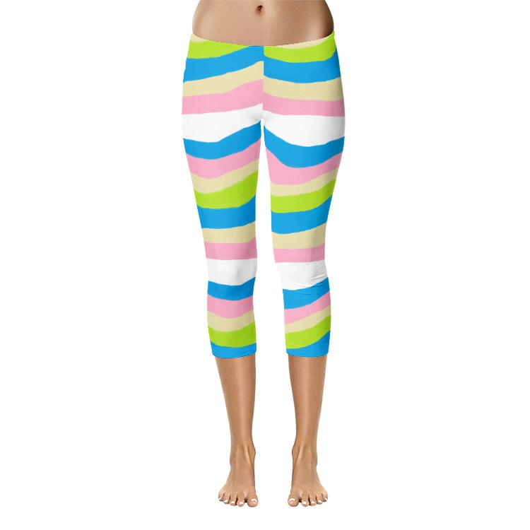 All-Over Print Capri Leggings