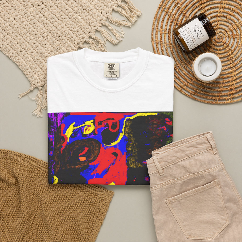 T-Shirt — Abstract Neon Pop Art Graphic Tee
