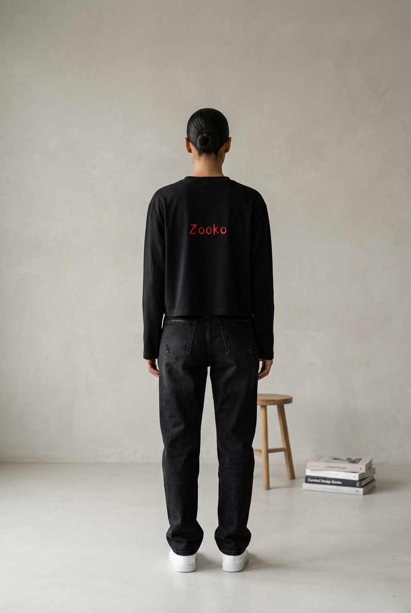 Unisex Sunfade Boxy Long Sleeve T-Shirt