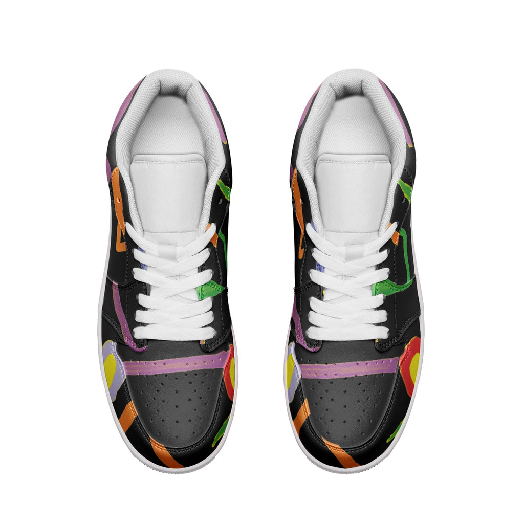 Unisex Low Top Leather Sneakers