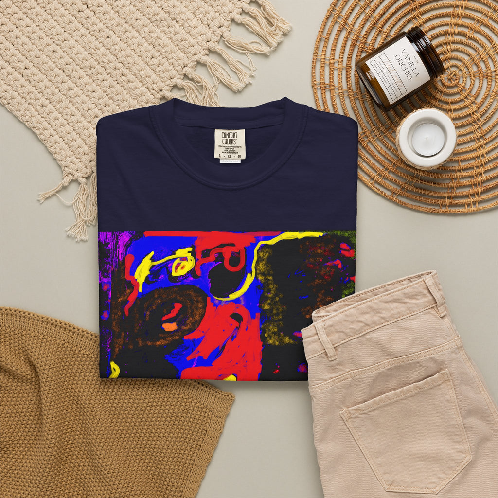 T-Shirt — Abstract Neon Pop Art Graphic Tee