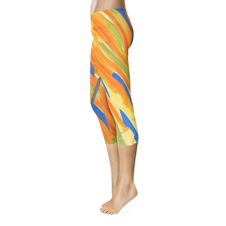 All-Over Print Capri Leggings