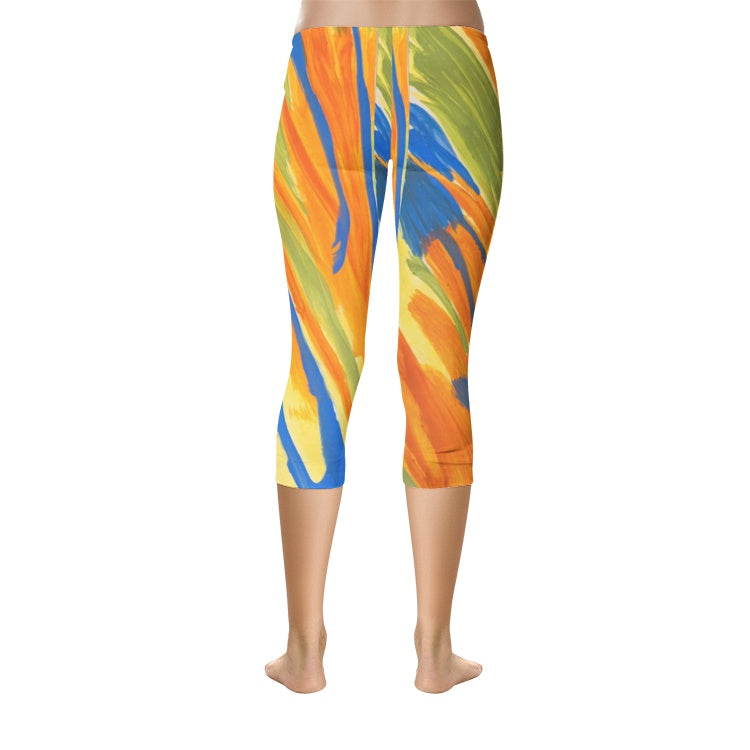 All-Over Print Capri Leggings