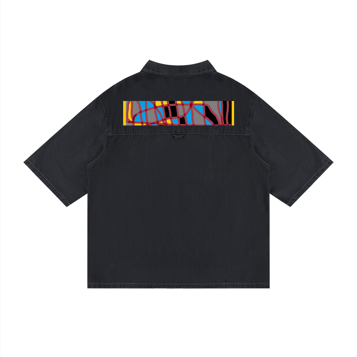 Unisex Vintage Wash Drop Shoulder Lyocell Shirt