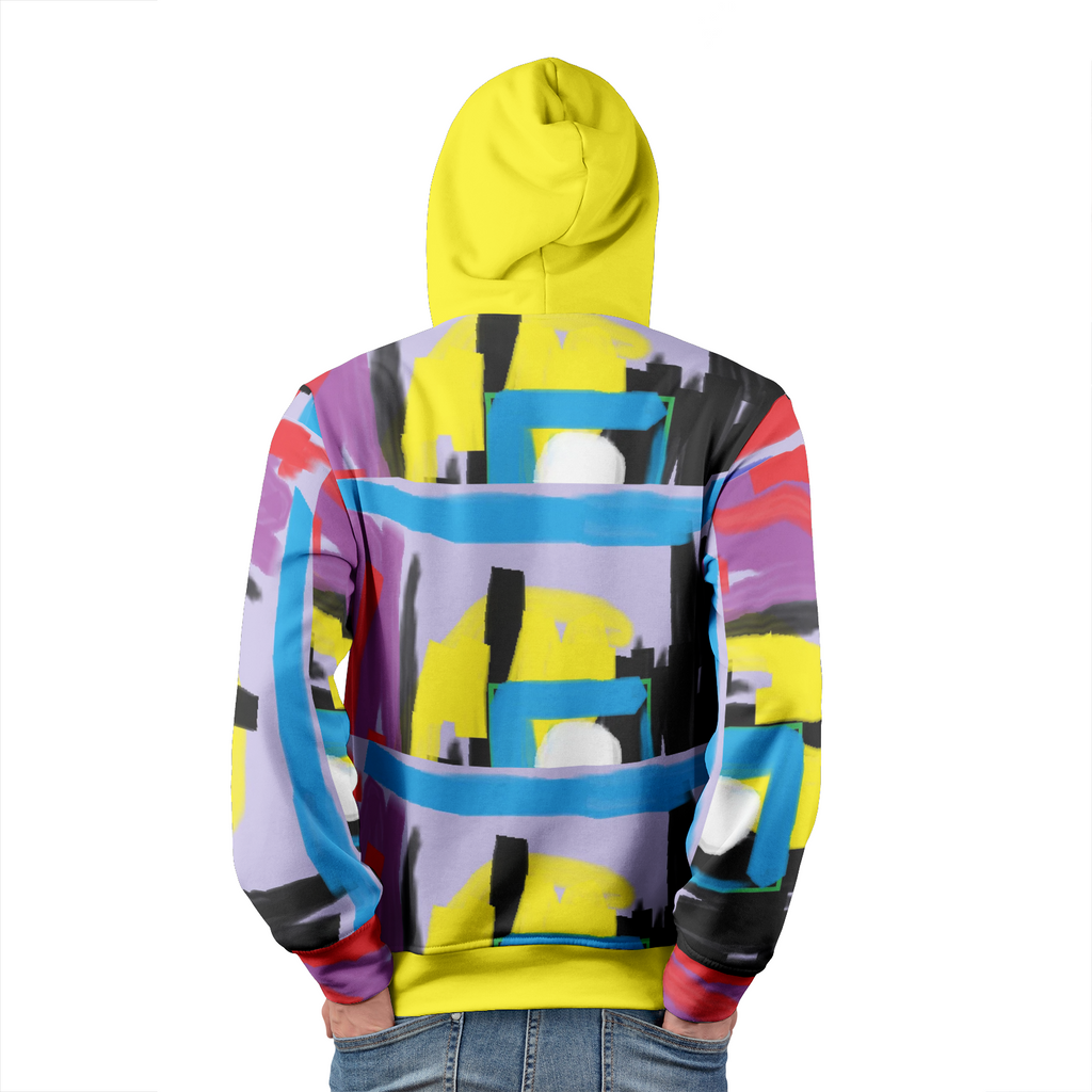 Multicolor-Men's Pullover Hoodies