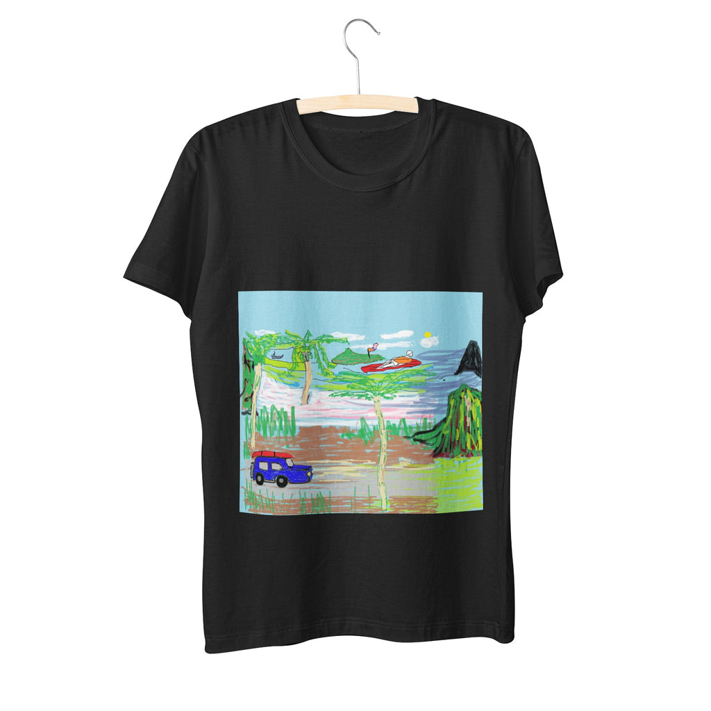 Unisex Short Sleeve Crew Neck Cotton Jersey T-Shirt