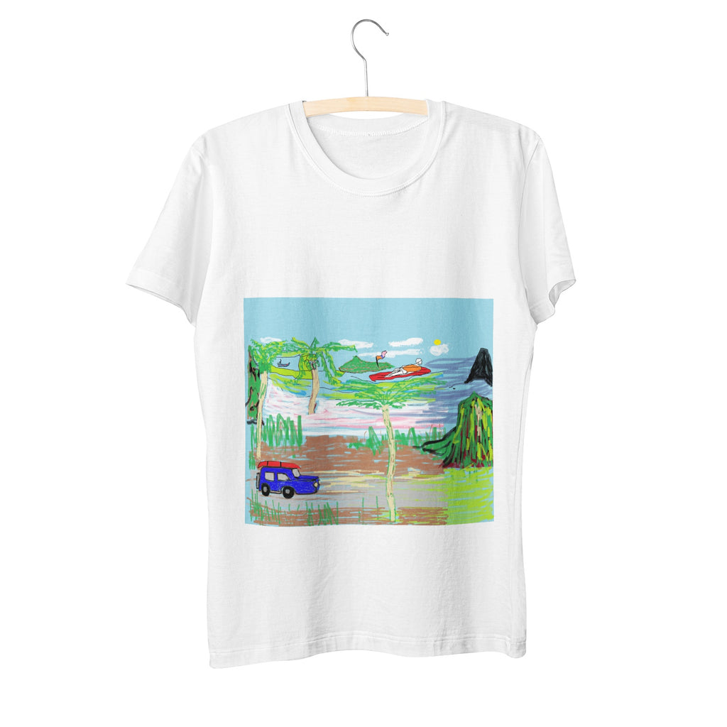 Unisex Short Sleeve Crew Neck Cotton Jersey T-Shirt