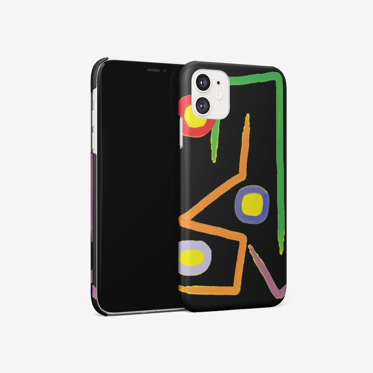 iPhone 11 case retro art