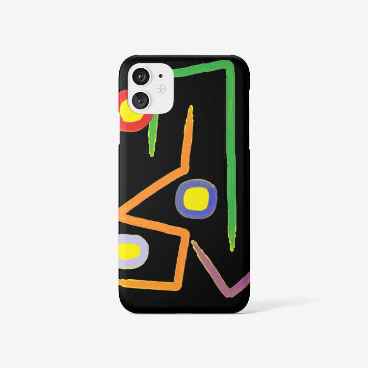 iPhone 11 case retro art