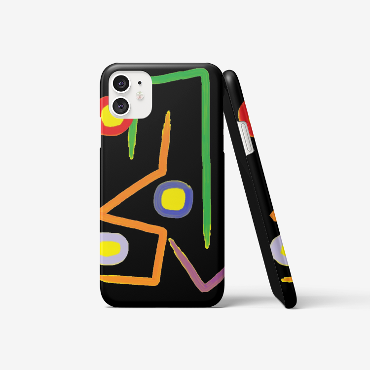 iPhone 11 case retro art