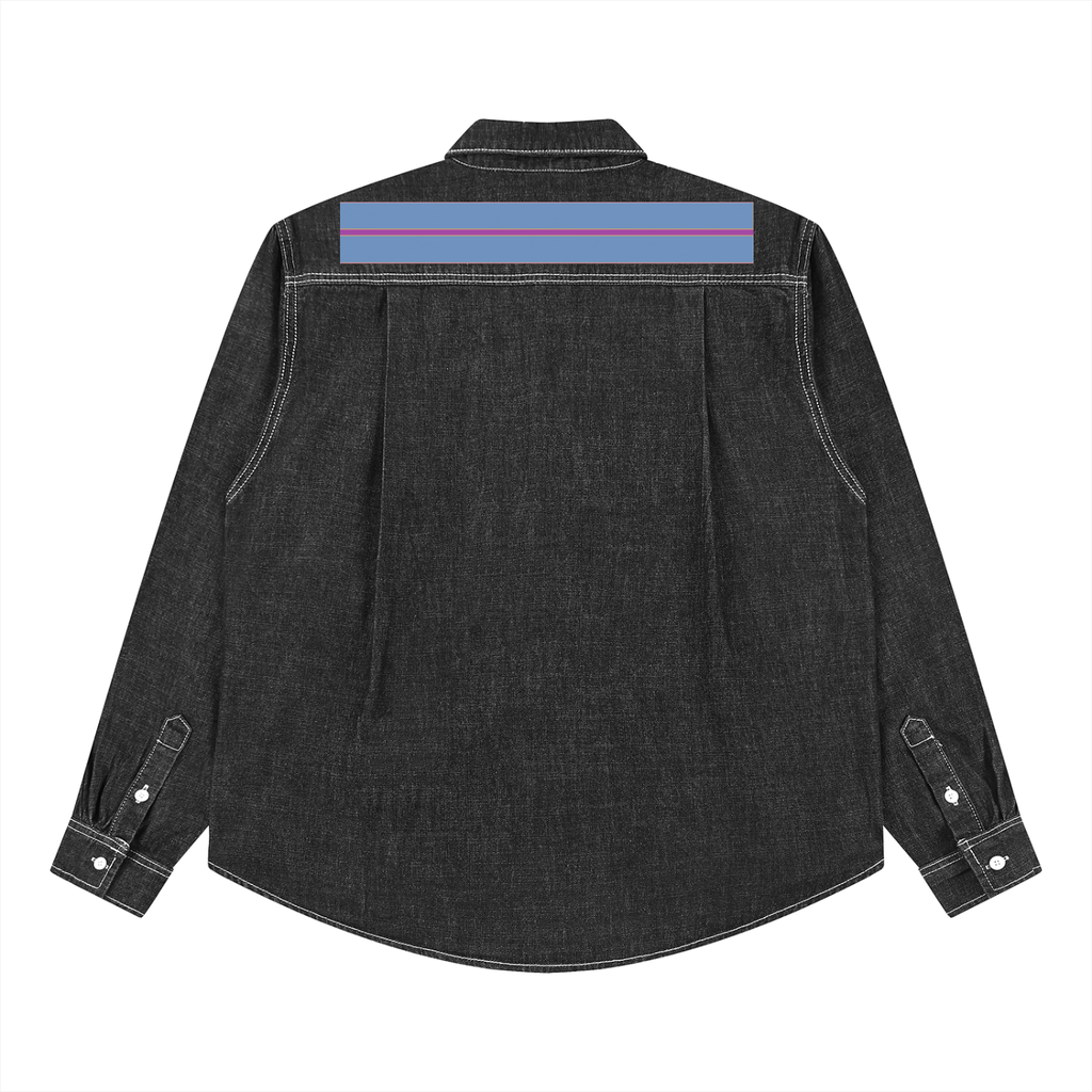 Unisex Vintage Wash Denim Shirt