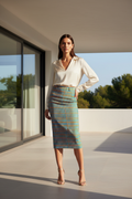 Denim Maxi Skirt Lifestyle Mockup
