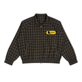 Unisex Plaid Full-Zip Track Jacket