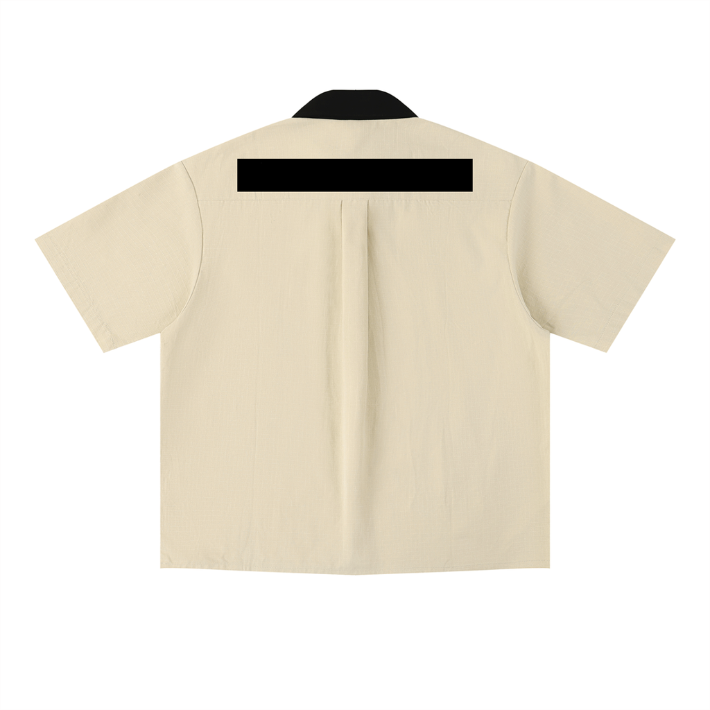 Unisex Color Block Short Sleeve Shirt