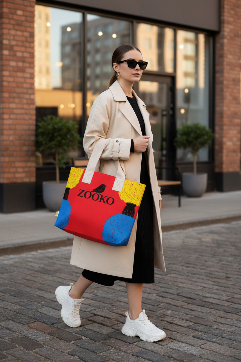 Zooko Brand Tote Hand Carry Mockup